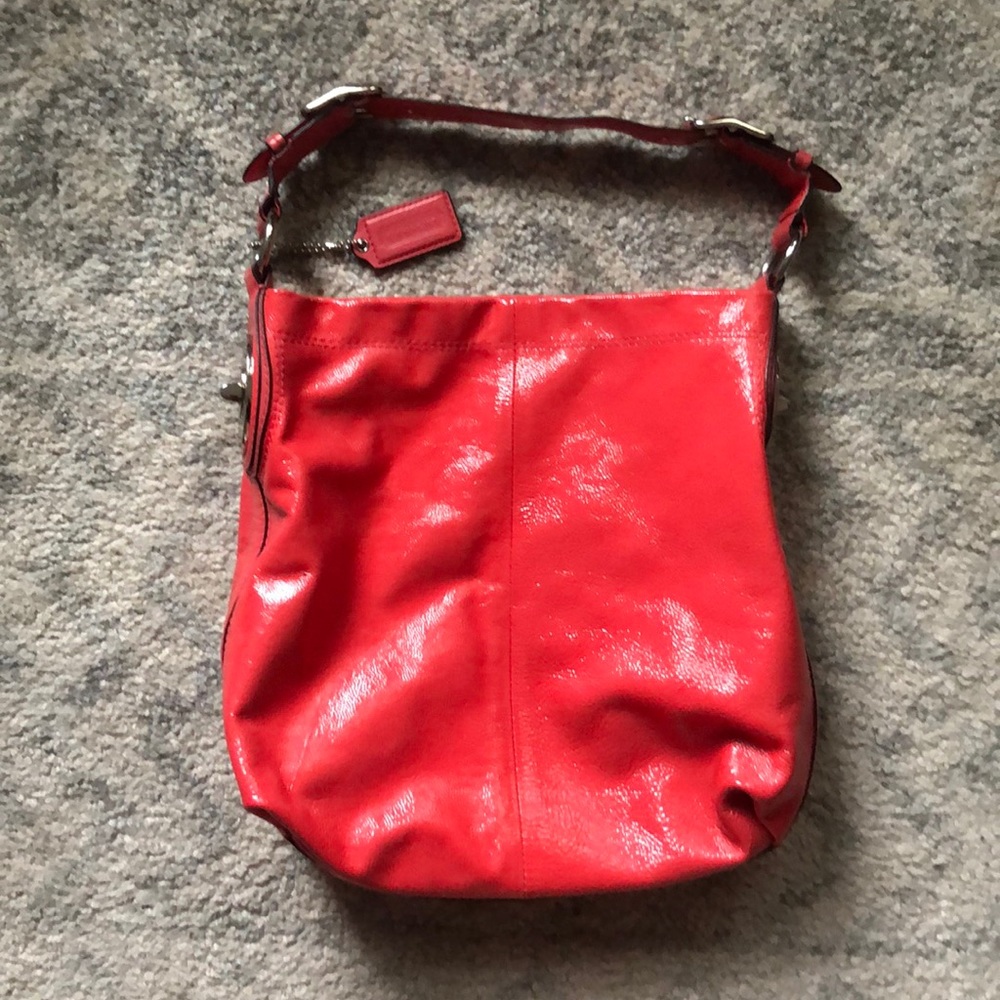 Gorgeous coach purse medium size